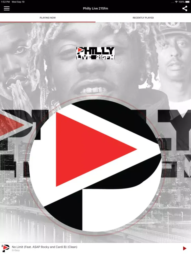 Philly Live 215fm iPad  Ekran Görüntüleri