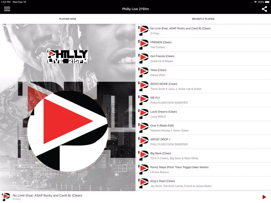 Philly Live 215fm iPad  Ekran Görüntüleri