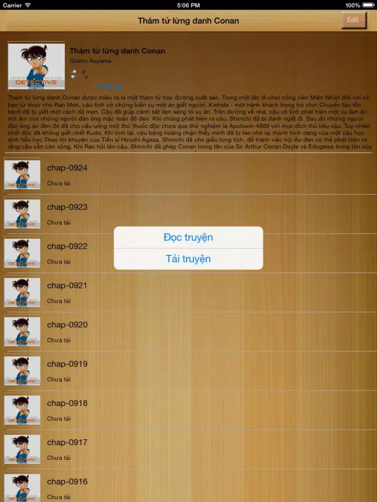 truyện tranh thám tử lừng danh conan iPad Screenshots
