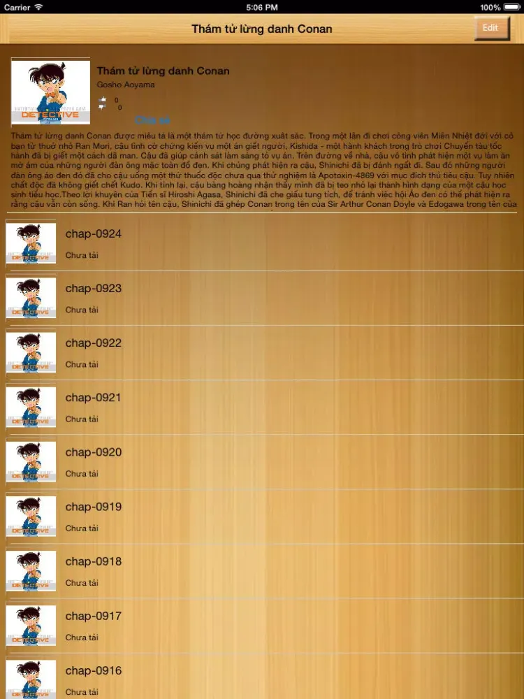 truyện tranh thám tử lừng danh conan iPad Screenshots