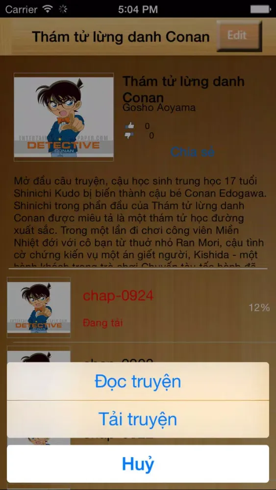 truyện tranh thám tử lừng danh conan Screenshots