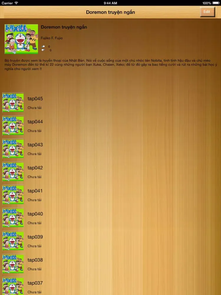 truyen tranh doremon iPad  Screenshots