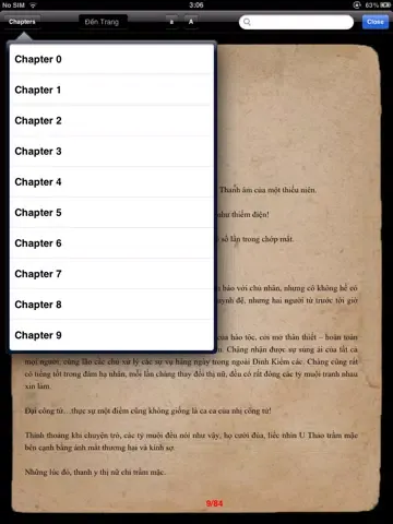 TruyenKiemHiep iPad  Ekran Görüntüleri