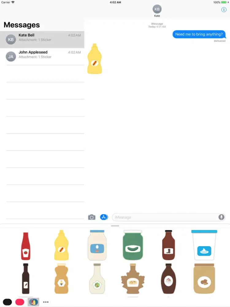 Condiments iPad  スクリーンショット
