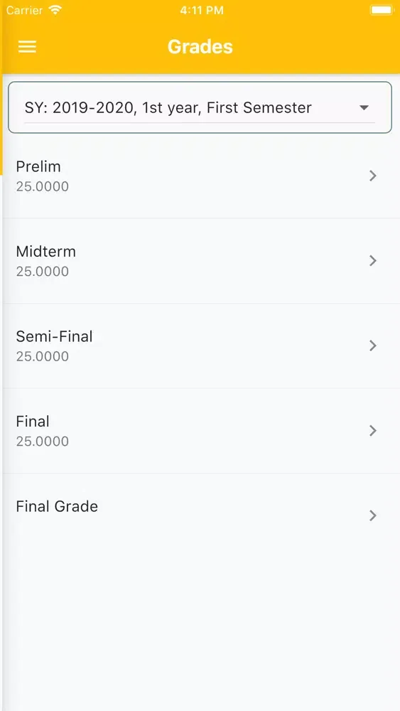 Captures d'écran de Philsmile Student Portal