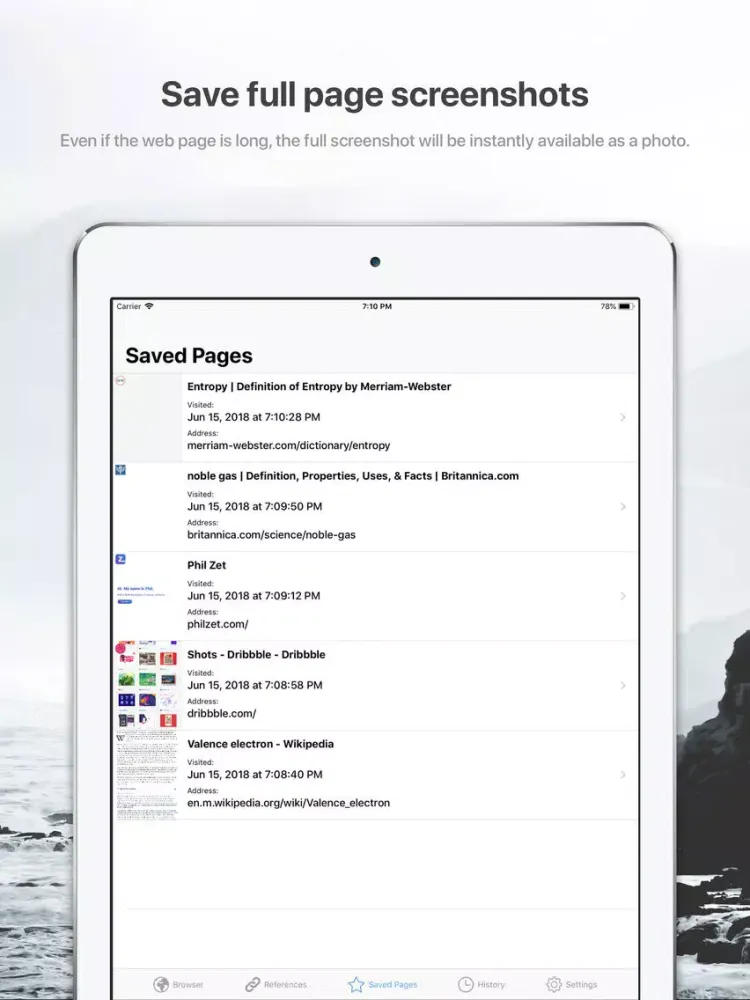 Скриншоты Re:Browser Pro iPad 