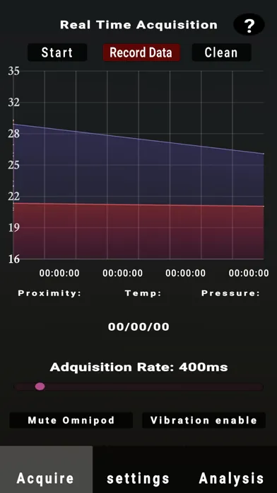 Omnipod Instrument Screenshots