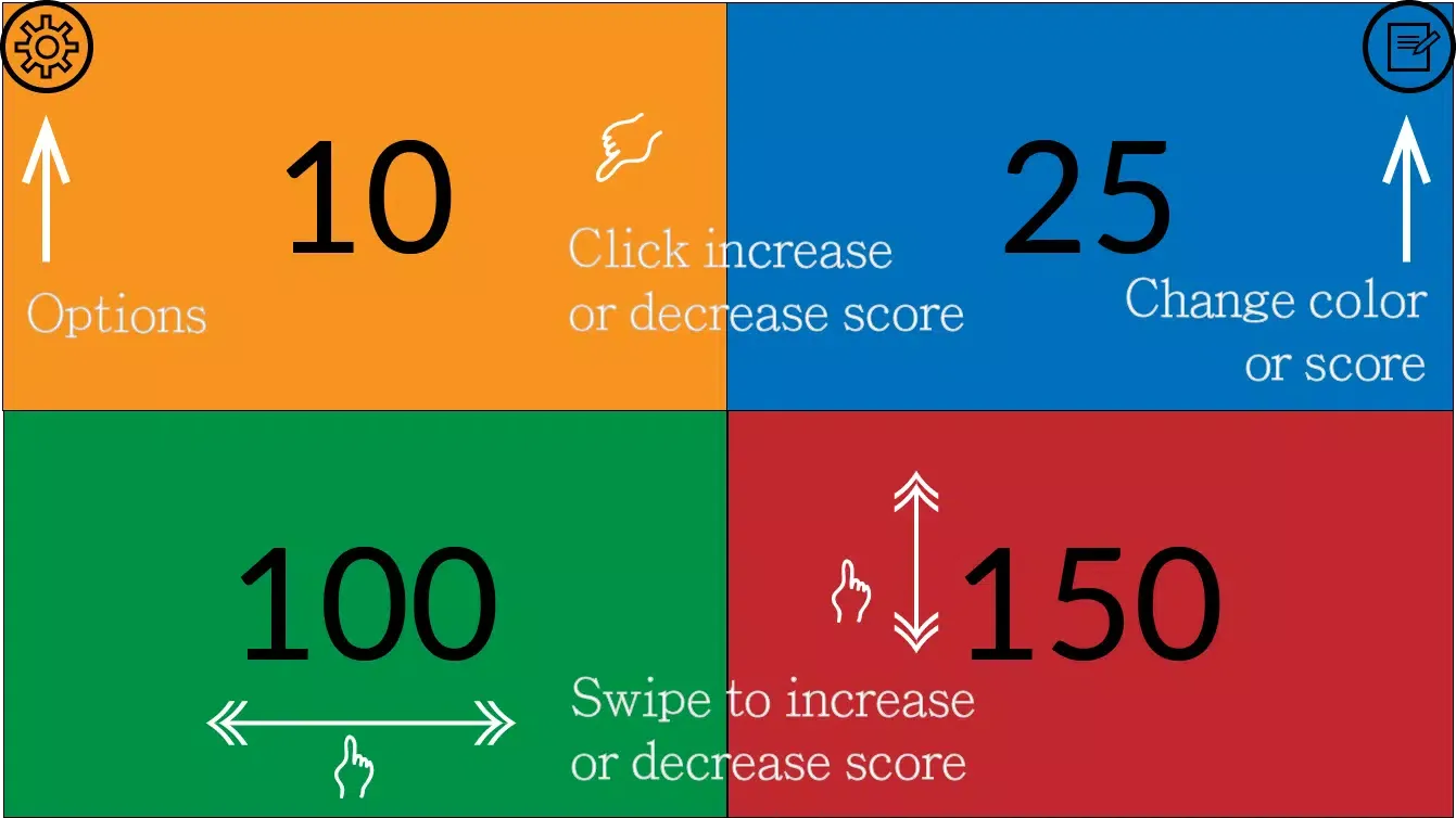 Captures d'écran de Scoreboard