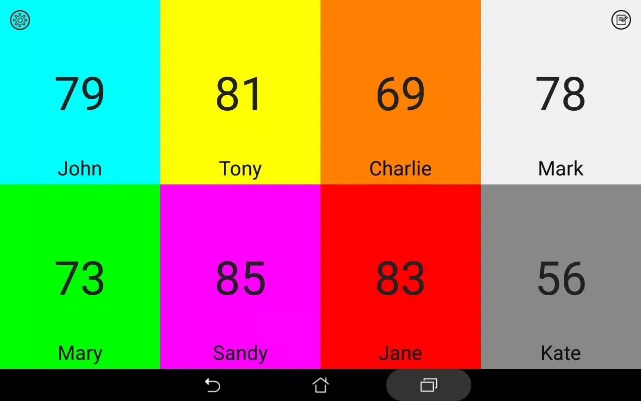 Captures d'écran de Scoreboard