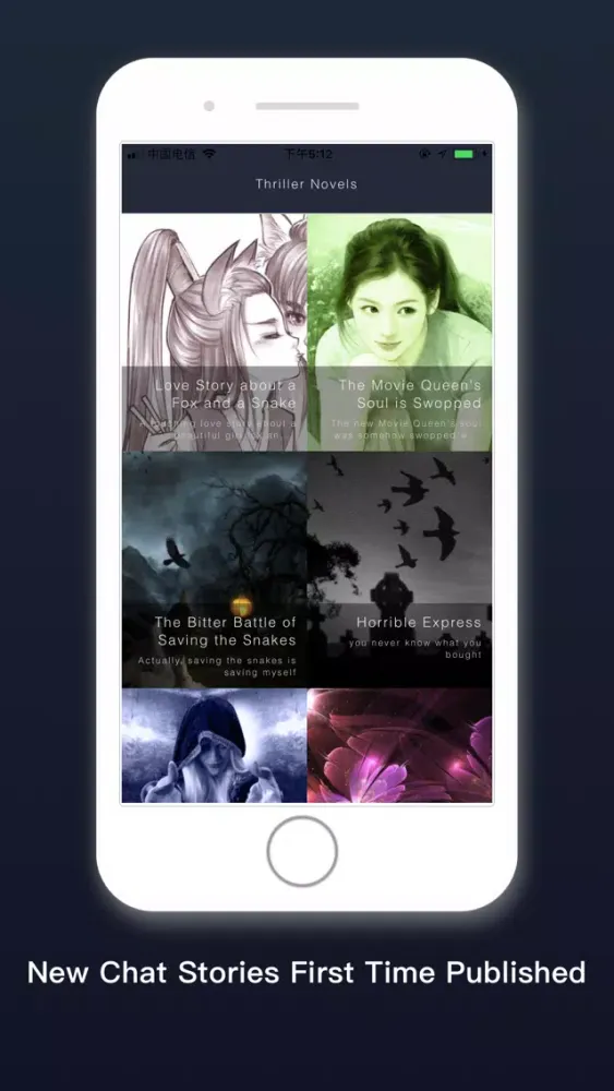 Tangkapan layar Thriller Novels - Chat Stories