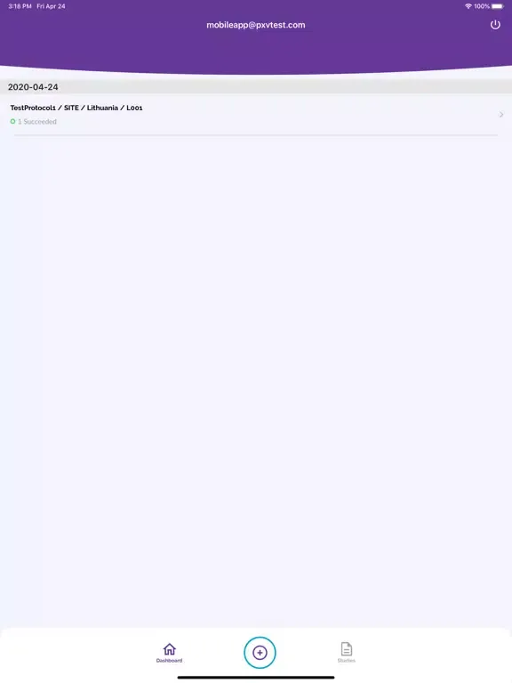 Screenshot di PhlexTMF Mobile Scanning iPad 