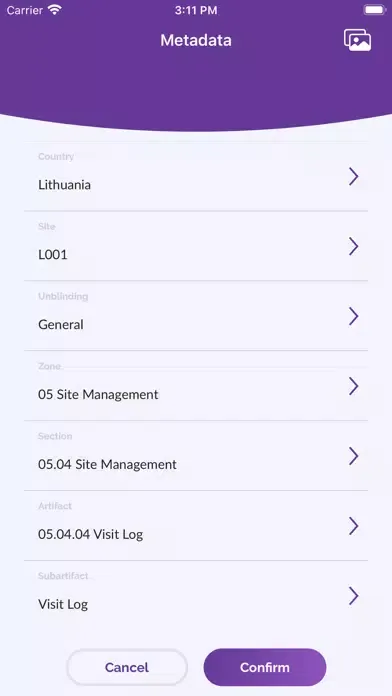 Screenshot di PhlexTMF Mobile Scanning
