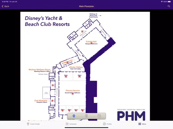 Capturas de pantalla de PHM Events iPad 