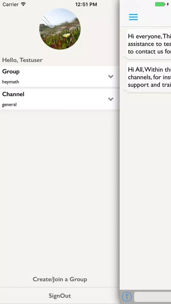 HeyMath! Messenger Screenshots