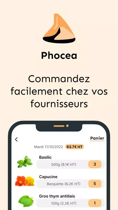 Скриншоты Phocea : l'outil des chefs