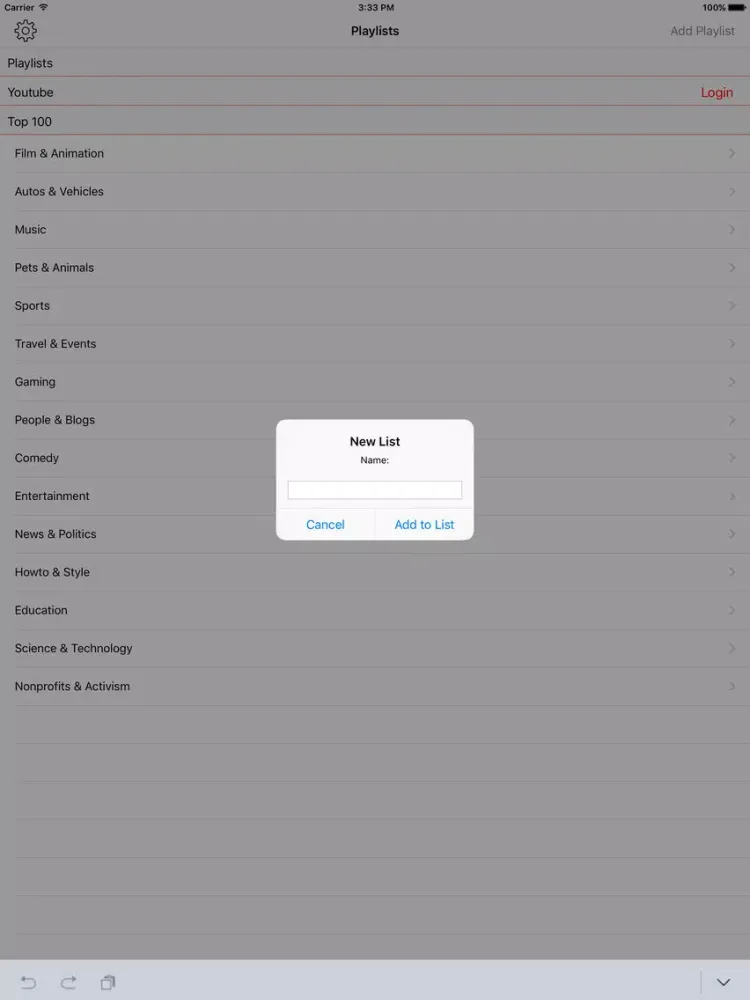 Screenshot di Free Tube - Music Play, Playlist for Youtube iPad 