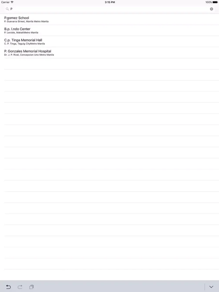 ภาพหน้าจอของ Fake Sharing Information iPad 