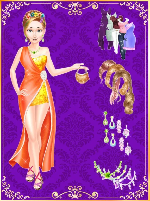 Beauty Fashion Dress up Salon iPad  স্ক্রিনশট