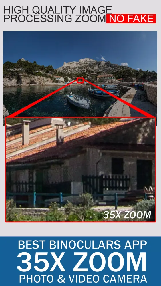 Binoculars 35x zoom Night Mode (Photo and Video)应用截图