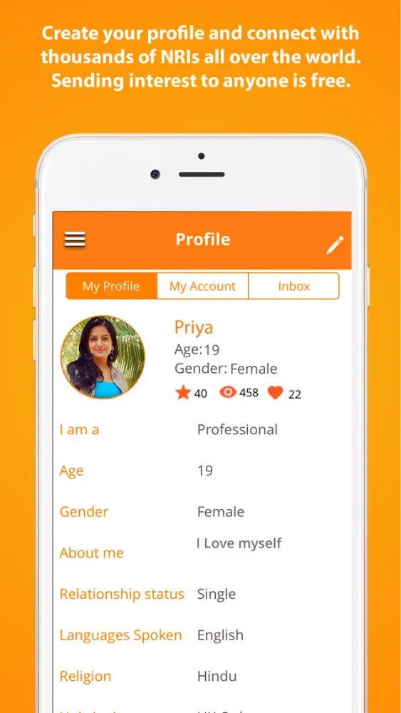 ภาพหน้าจอของ IndiansInUS #1 App to connect with Indians in US