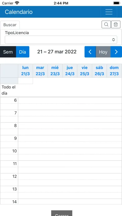 Capturas de tela do Monet HR Empleado