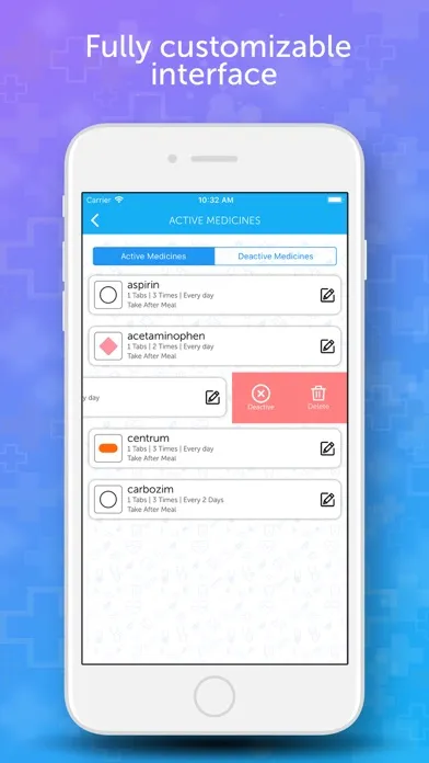 Zrzuty ekranu Pill Reminder - A Meds Tracker