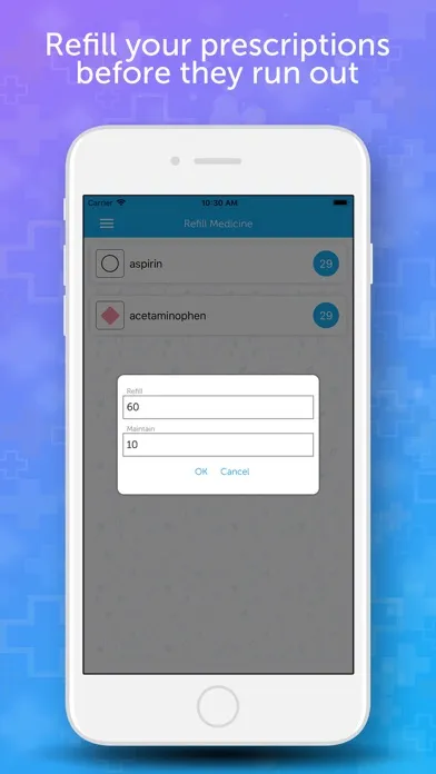 Zrzuty ekranu Pill Reminder - A Meds Tracker