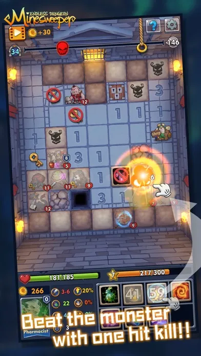 ภาพหน้าจอของ Minesweeper - Endless Dungeon
