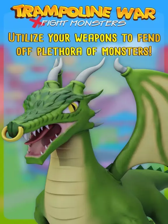 Trampoline War : Fight Monster iPad  Screenshots