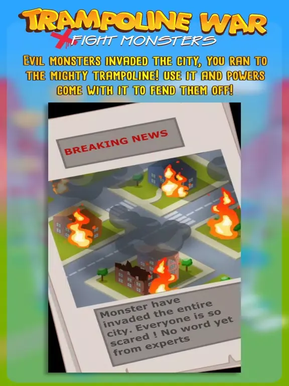 Trampoline War : Fight Monster iPad  Screenshots