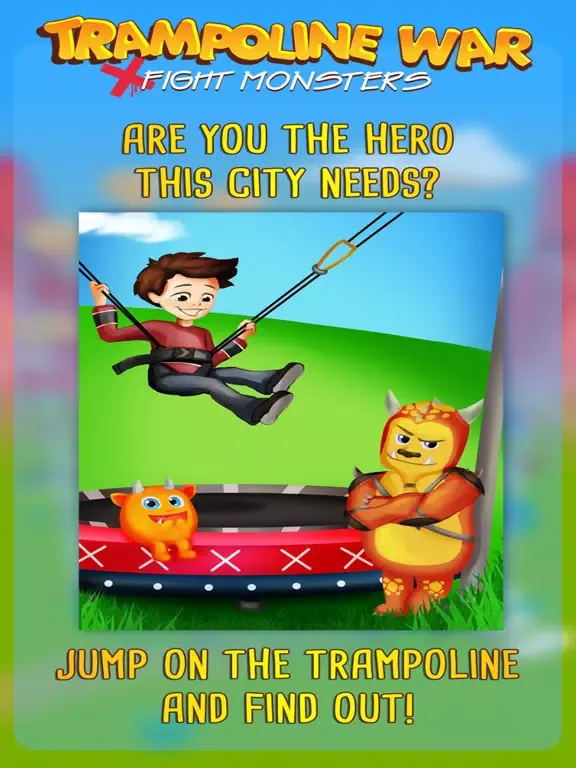 Trampoline War : Fight Monster iPad  Screenshots