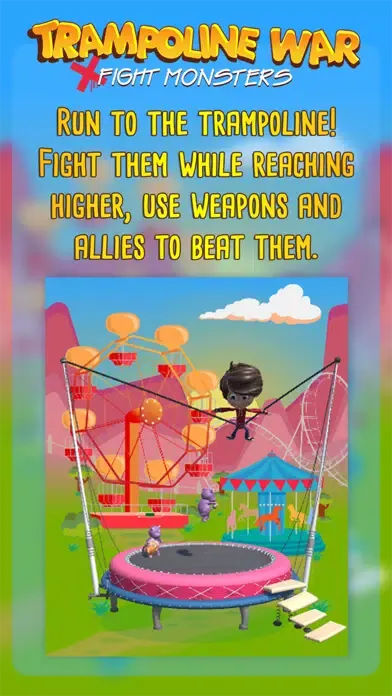 Trampoline War : Fight Monster Screenshots