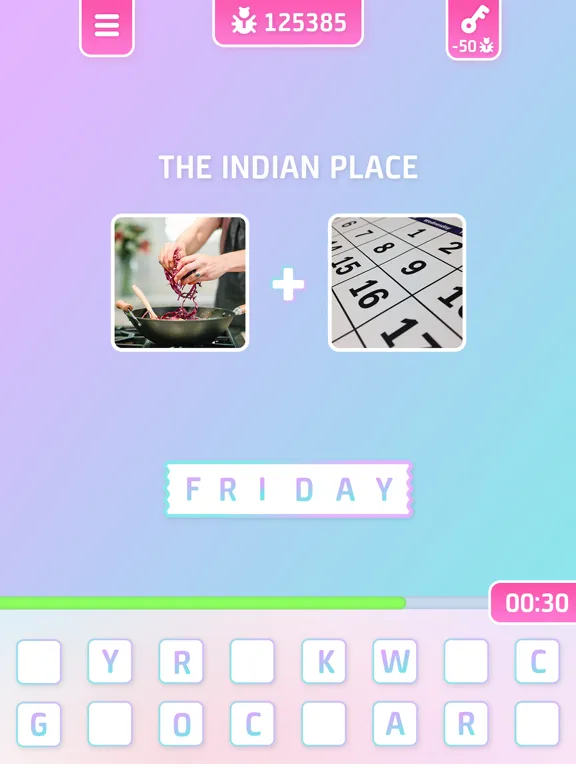 Pics 2 Word Combine Puzzle iPad 应用截图