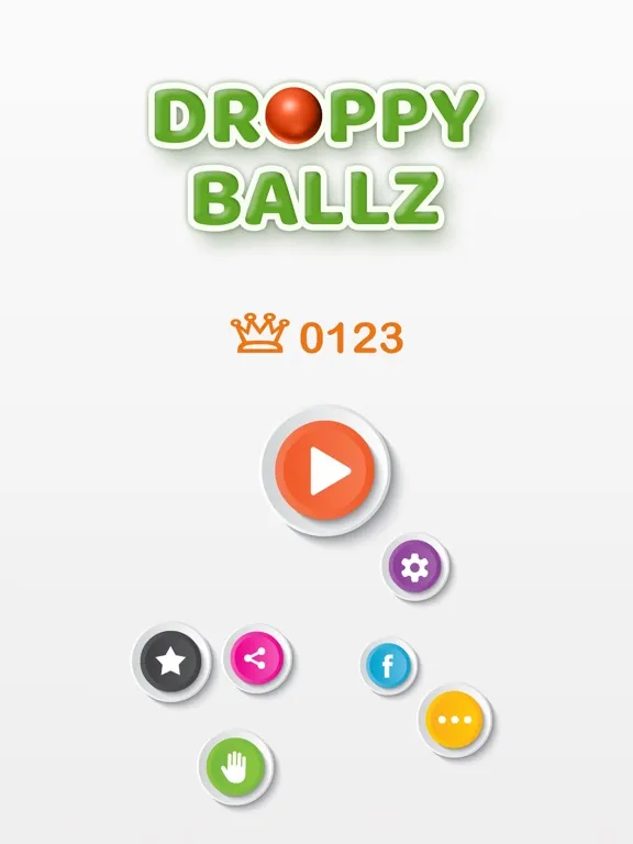 Ảnh chụp màn hình của Droppy Ballz Falling Down iPad 