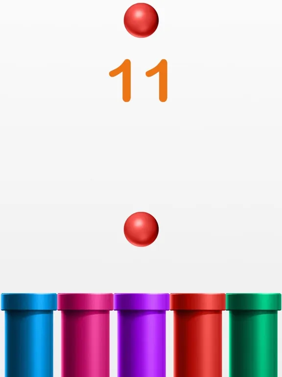 Ảnh chụp màn hình của Droppy Ballz Falling Down iPad 