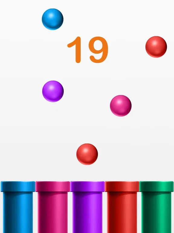 Ảnh chụp màn hình của Droppy Ballz Falling Down iPad 