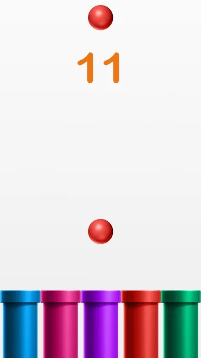 Ảnh chụp màn hình của Droppy Ballz Falling Down