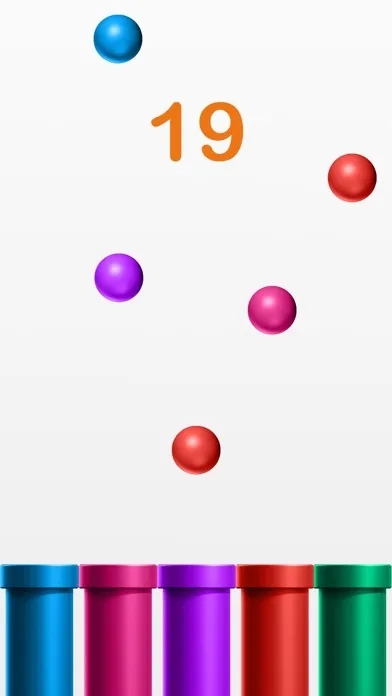 Ảnh chụp màn hình của Droppy Ballz Falling Down