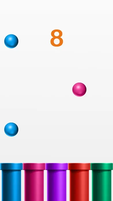 Ảnh chụp màn hình của Droppy Ballz Falling Down