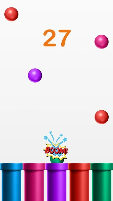 Ảnh chụp màn hình của Droppy Ballz Falling Down