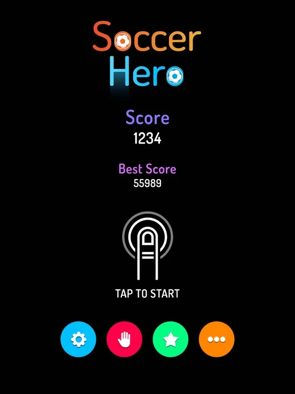 Soccer Hero Tap To Goal iPad  Screenshots