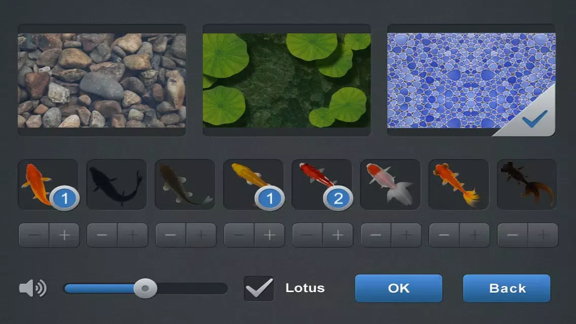 Capturas de tela do Beautiful Fish Screensaver