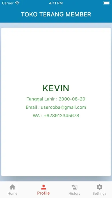 Toko Terang Member سکرین شاٹس