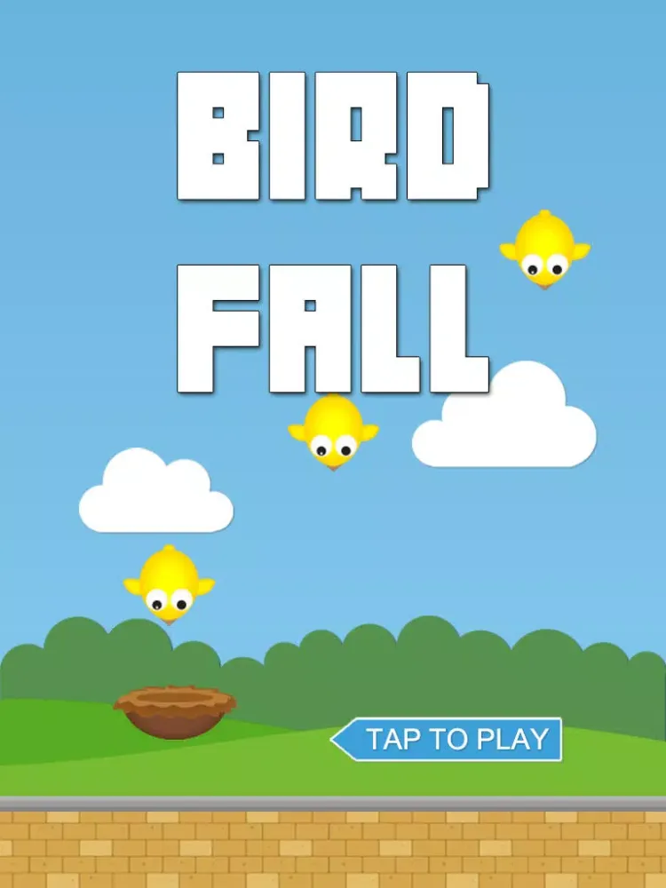Bird Fall - Attack of the swamp of birds from the sky (by duet puppy game) iPad  Ekran Görüntüleri