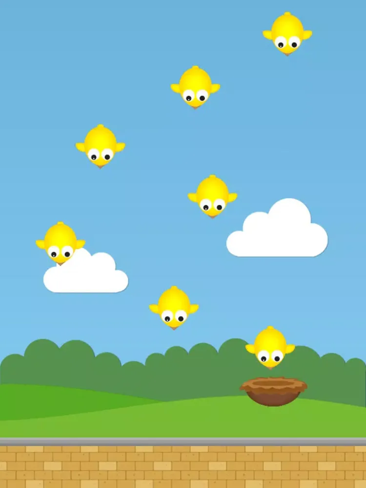 Bird Fall - Attack of the swamp of birds from the sky (by duet puppy game) iPad  Ekran Görüntüleri