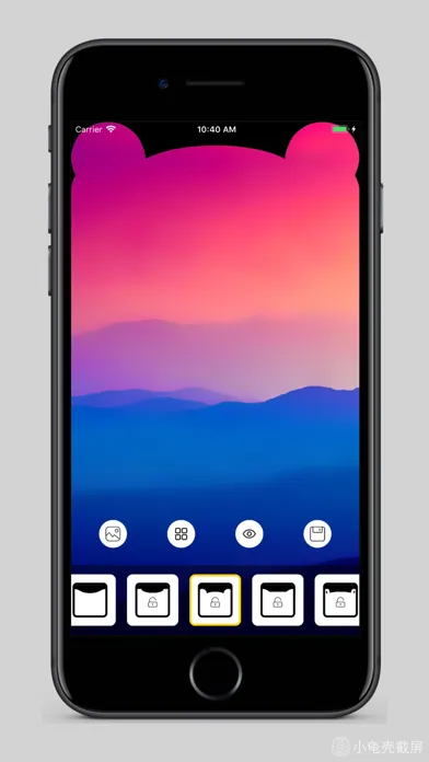 Cute Notch - Custom Wallpaper स्क्रीनशॉट