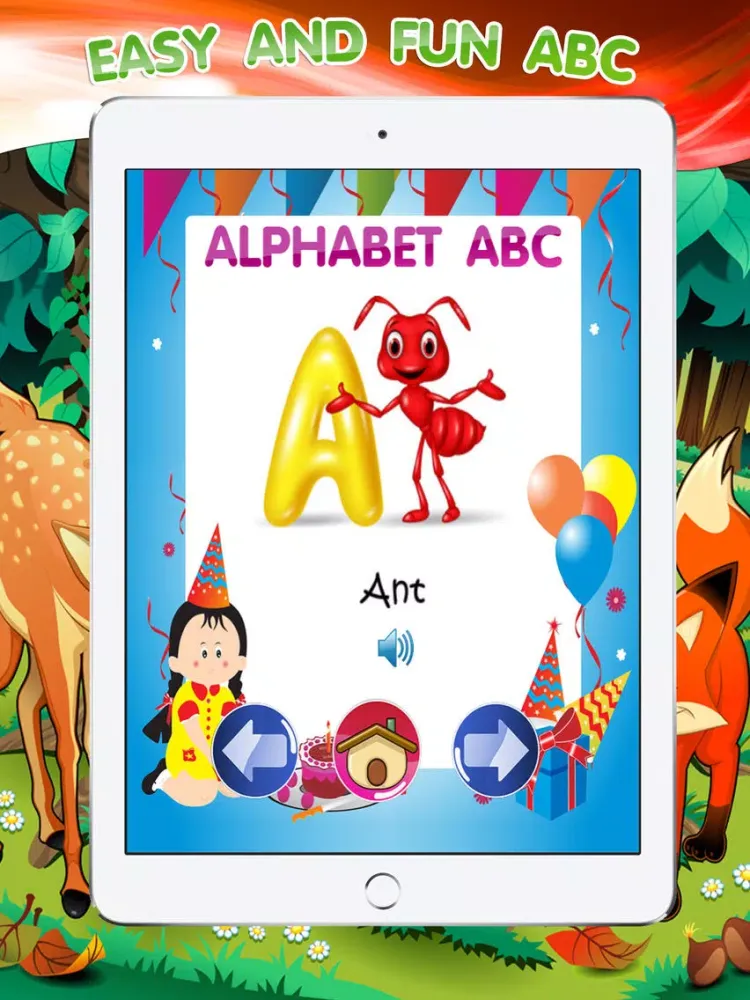 تصاویر Learning Animals ABC Alphabet Education for Kids iPad 