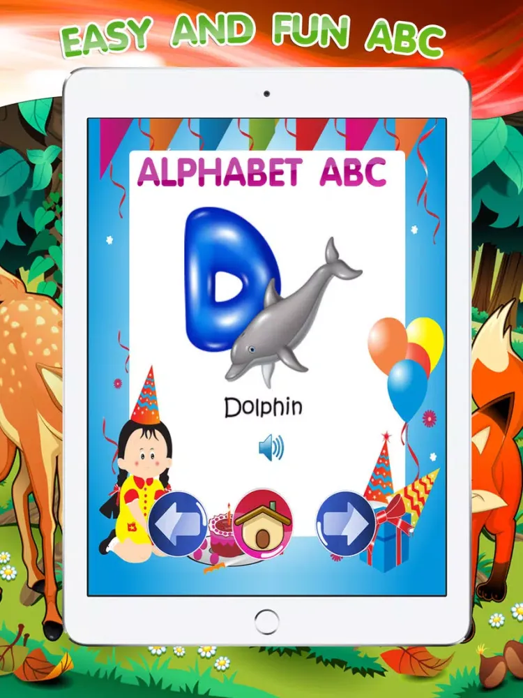 تصاویر Learning Animals ABC Alphabet Education for Kids iPad 