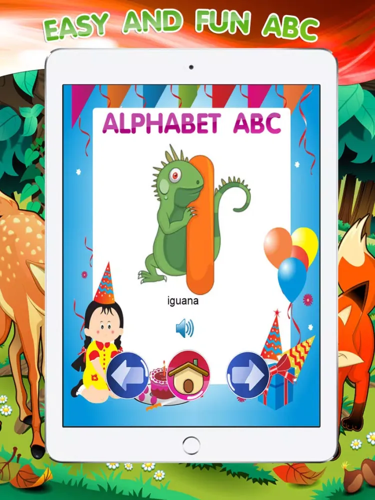 تصاویر Learning Animals ABC Alphabet Education for Kids iPad 