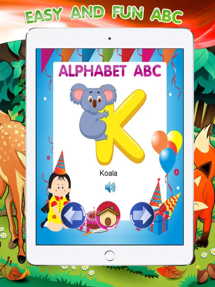 تصاویر Learning Animals ABC Alphabet Education for Kids iPad 